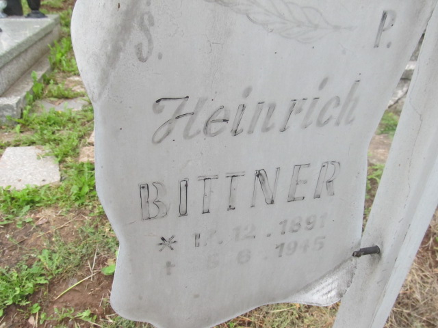 Heinrich Bittner 1891 Ludwikowice - Grobonet - Wyszukiwarka osób pochowanych