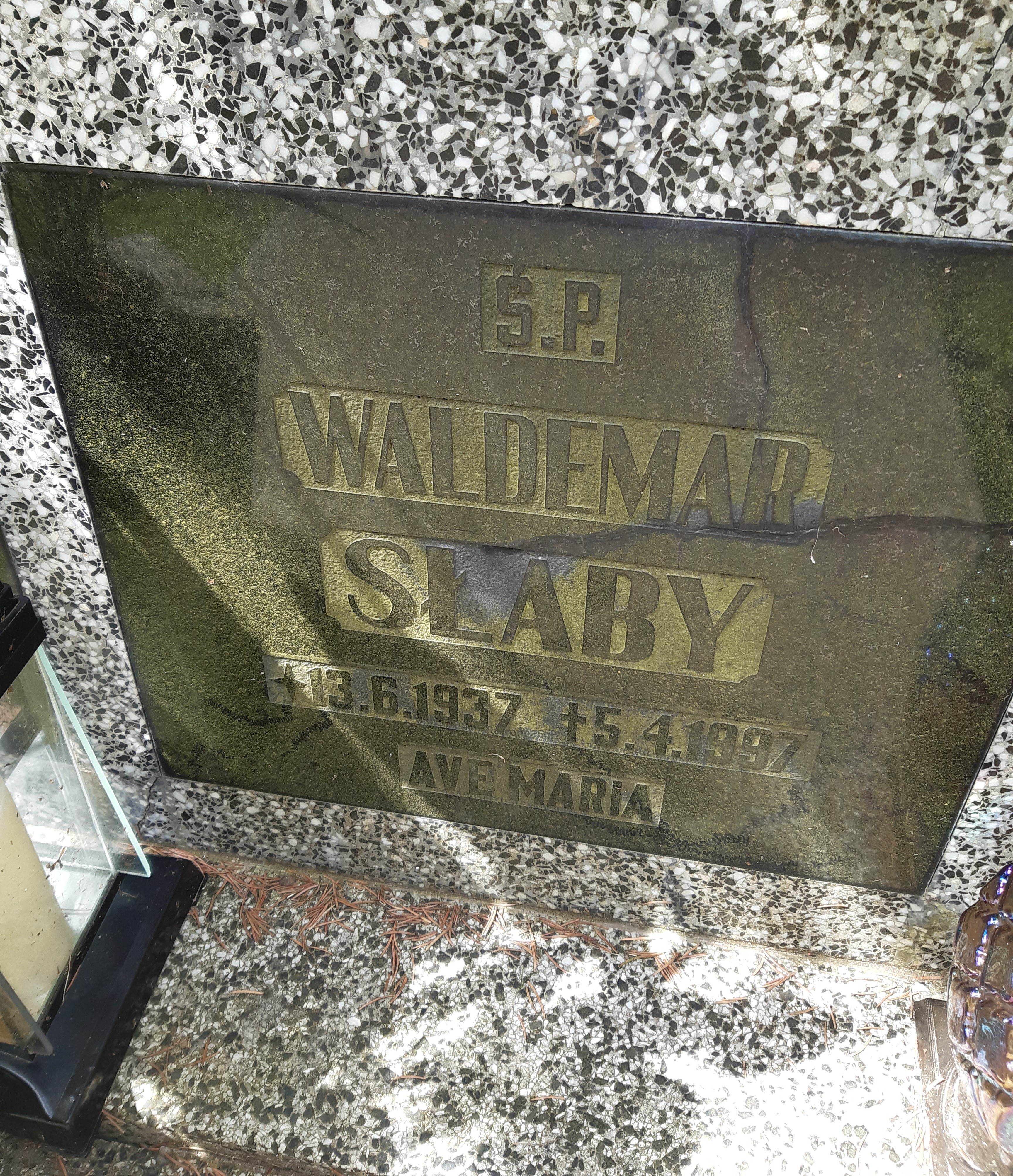 Waldemar Słaby 1937 Ludwikowice - Grobonet - Wyszukiwarka osób pochowanych